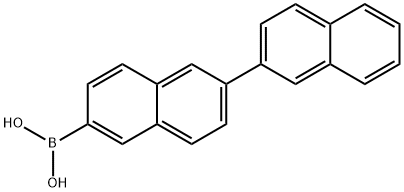 [2,2'-BI萘]-6-基硼酸 结构式