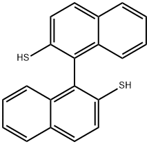 1,1'-联萘-2,2'-二硫醇 结构式