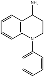 1-苯基-1,2,3,4-四氢-喹啉-4-胺 结构式