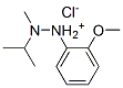 1-(2-methoxyphenyl)propan-2-yl-methylamino-azanium chloride 结构式