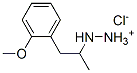 [1-(2-methoxyphenyl)propan-2-ylamino]azanium chloride 结构式