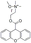 methoxy-dimethyl-[2-(9H-xanthene-9-carbonyloxy)ethyl]azanium iodide 结构式