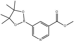 3-(甲氧羰基)吡啶-5-硼酸频那醇酯 结构式