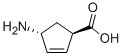 (1R,4R)-4-氨基环戊烯羧酸 结构式