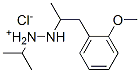 [1-(2-methoxyphenyl)propan-2-ylamino]-propan-2-yl-azanium chloride 结构式