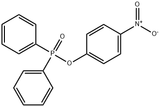 1-diphenylphosphoryloxy-4-nitro-benzene 结构式