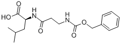 CARBOBENZYLOXY-BETA-ALANYL-L-LEUCINE 结构式