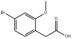 4-溴-2-甲氧基苯乙酸 结构式