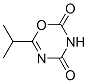 2H-1,3,5-Oxadiazine-2,4(3H)-dione,  6-(1-methylethyl)- 结构式