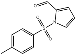 1-(对甲苯磺酰)吡咯-2-甲醛 结构式
