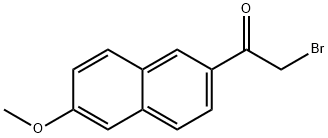 2-(溴乙酰基)-6-甲氧基萘 结构式