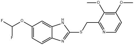 泮托拉唑硫醚 结构式