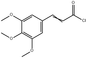 3,4,5-三甲氧基肉桂酰氯 结构式