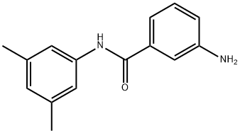 3-氨基-N-(3,5-二甲基苯基)苯甲酰胺 结构式
