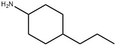 4-丙基环己胺 (顺反异构体混合物) 结构式