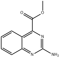 4-Quinazolinecarboxylicacid,2-amino-,methylester(6CI) 结构式