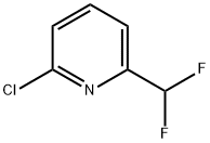 2-Chloro-6-(difluoromethyl)pyridine 结构式