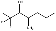 3-氨基-1,1,1-三氟己烷-2-醇 结构式