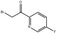 2-溴-1-(5-氟吡啶-2-基)乙烷-1-酮 结构式