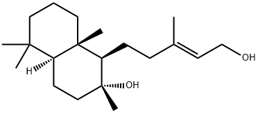 赖百当-13-烯-8,15-二醇 结构式