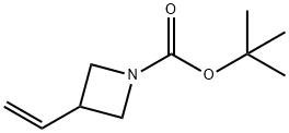 3-乙烯氮杂丁烷-1-羧酸叔丁酯 结构式