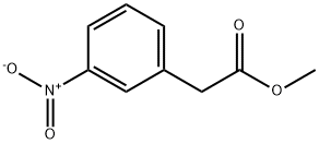 间硝基苯乙酸甲酯 结构式