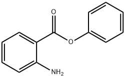 邻氨基苯甲酸苯酯 结构式