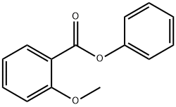 2-甲氧基苯甲酸苯酯 结构式