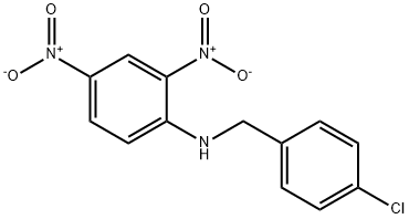 N-(4-chlorobenzyl)-2,4-dinitroaniline 结构式