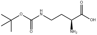 H-DAB(BOC)-OH 结构式