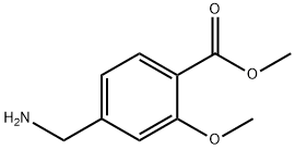 4-(氨甲基)-2-甲氧基苯甲酸甲酯 结构式