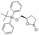 (5S)-5-[[[(1,1-二甲基乙基)二苯基甲硅烷基]氧]甲基]二氢-2(3H)-呋喃酮 结构式