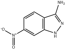 6-硝基-3-氨基-1H-吲唑 结构式