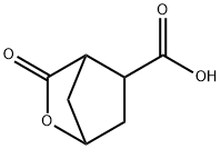 3-氧代-2-氧杂双环[2.2.1]庚烷-5-羧酸 结构式