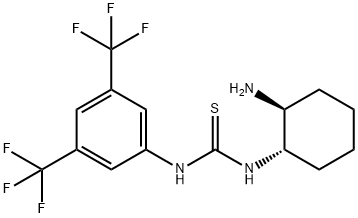 N-[(1S,2S)-2-氨基环己基]-N'-[3,5-双(三氟甲基)苯基]硫脲 结构式