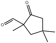 1,4,4-TRIMETHYL-2-OXOCYCLOPENTANECARBALDEHYDE 结构式