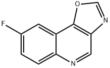 8-氟噁唑并[4,5-C]喹啉 结构式