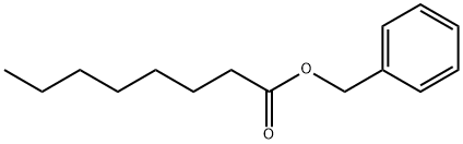 辛酸苯基甲基酯 结构式
