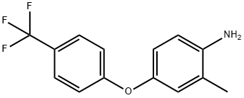 2-METHYL-4-(4-TRIFLUOROMETHYL-PHENOXY)-PHENYLAMINE 结构式