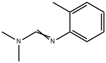 N,N-二甲基-N'-(2-甲基苯基)甲脒 结构式