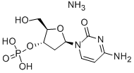 2'-DEOXYCYTIDINE 3'-MONOPHOSPHATE AMMONIUM SALT 结构式