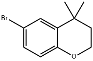 6-溴-4,4-二甲基苯并二氢吡喃 结构式