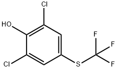 2,6-DICHLORO-4-(TRIFLUOROMETHYLTHIO)PHENOL 结构式