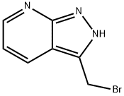 3-(溴甲基)-1H-吡唑并[3,4-B]吡啶 结构式