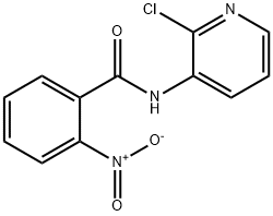 2-氯-3-(2-硝基苯甲酰氨基)吡啶 结构式