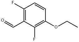 2,6-二氟-3-乙氧基苯甲醛 结构式