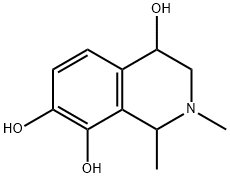 4,7,8-Isoquinolinetriol, 1,2,3,4-tetrahydro-1,2-dimethyl- (9CI) 结构式