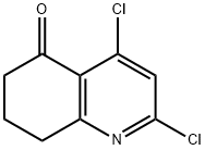 2,4-dichloro-7,8-dihydro-6H-quinolin-5-one 结构式