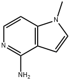 1H-Pyrrolo[3,2-c]pyridin-4-amine,1-methyl-(9CI) 结构式