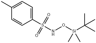O-(叔丁基二甲基硅基)-N-甲苯磺酰基羟胺 结构式